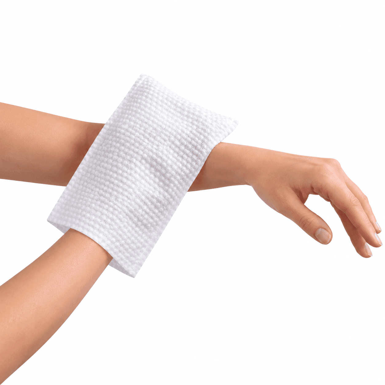 Einweg-Waschhandschuhe aus Vliesstoff – 50er-Pack — 1 / 2