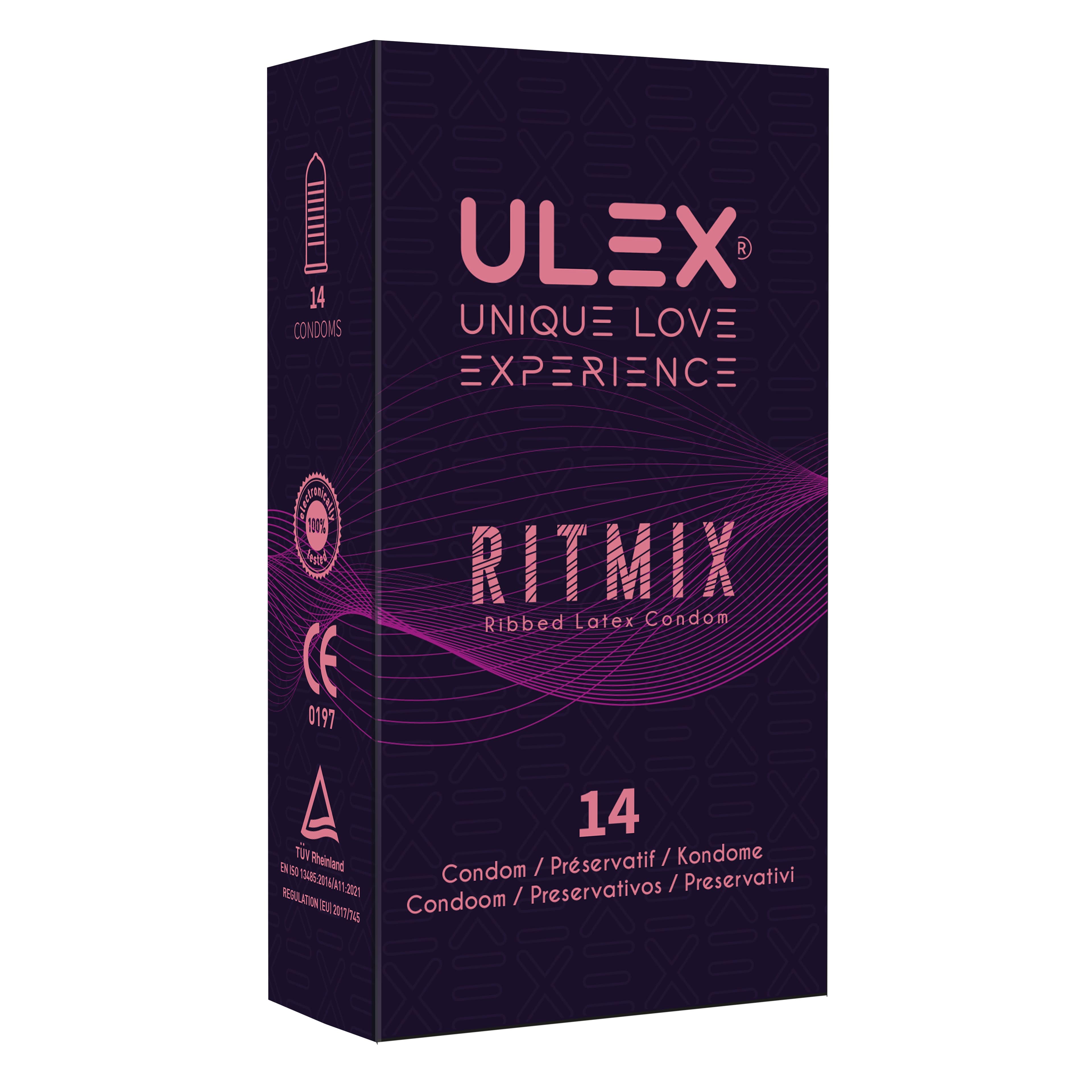 ULEX Ritmix Gerippte Kondome — 1 / 1