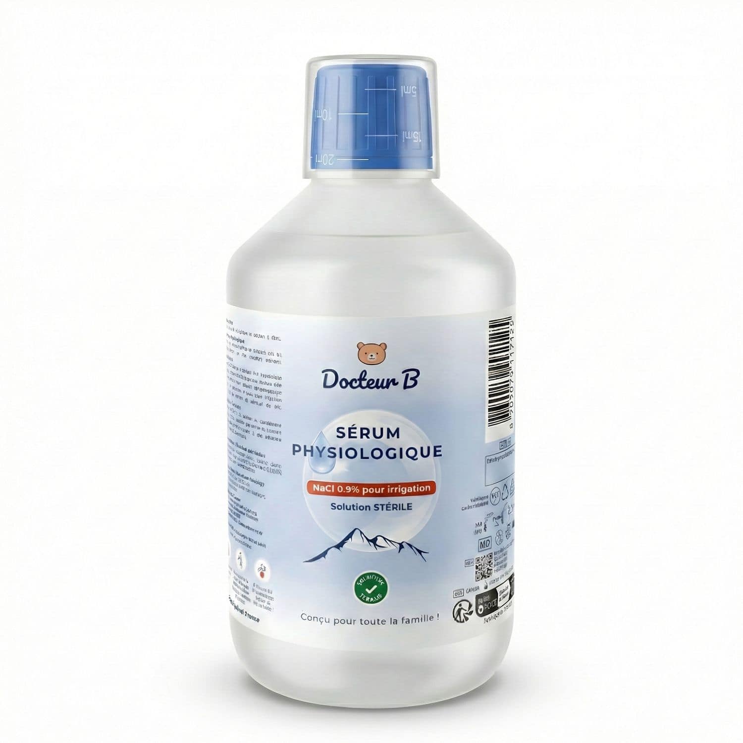 Docteur B — Sérum physiologique stérile NaCl 0,9% isotonique — 1 / 5