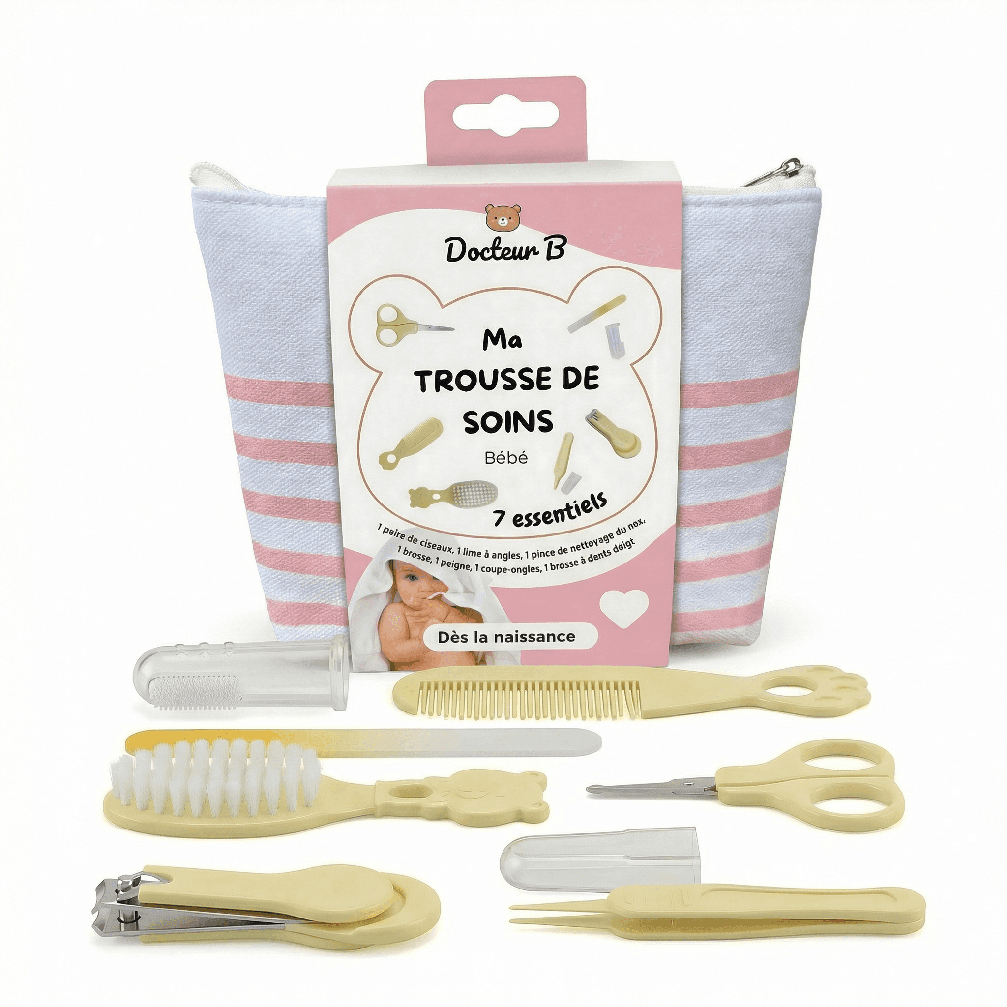 Docteur B Trousse de Soins Bébé - Kit d'Hygiène Pédiatrique 7-en-1 — 1 / 1
