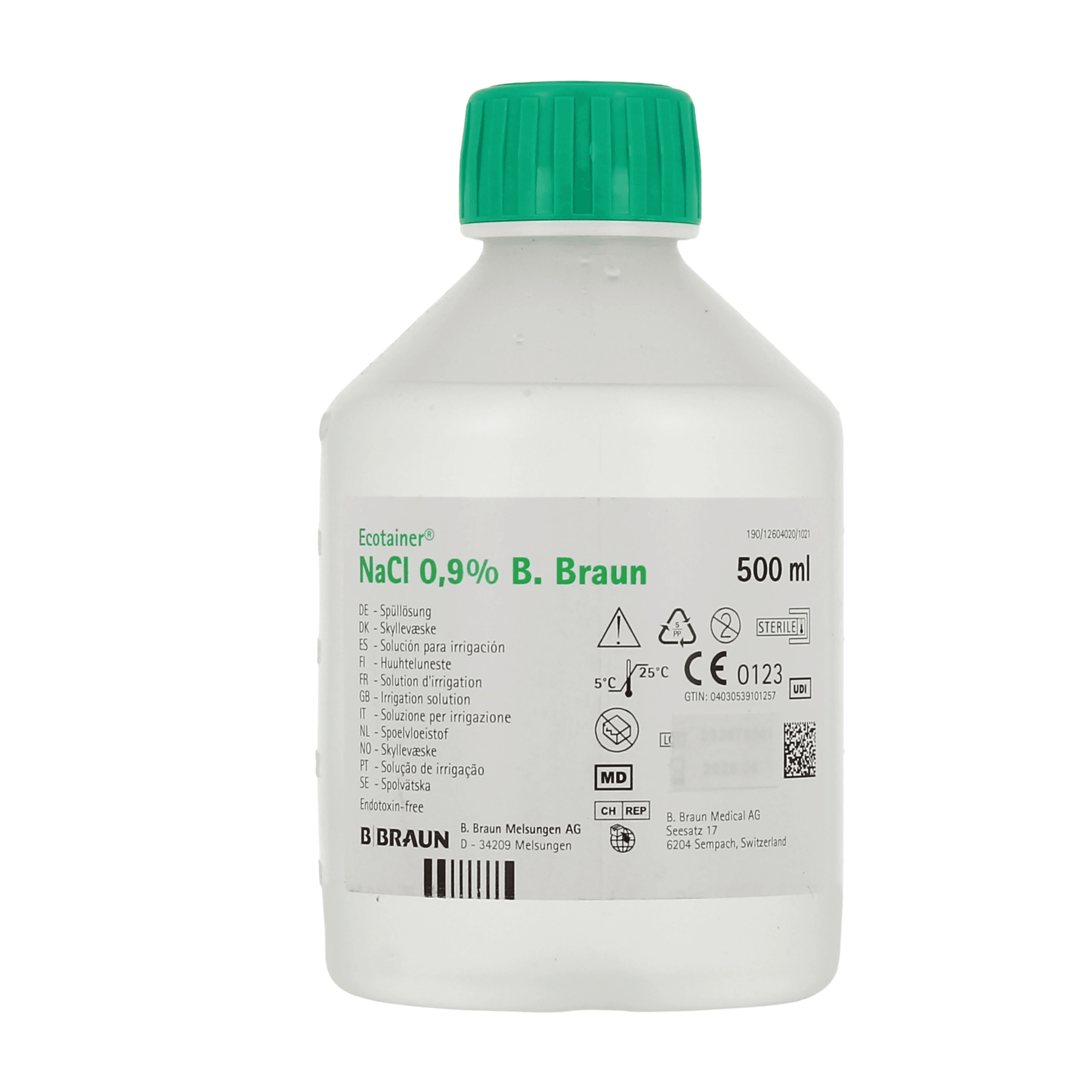 Sérum Physiologique B Braun — Solution de NaCl 0,9 % Isotonique et Stérile — 1 / 6