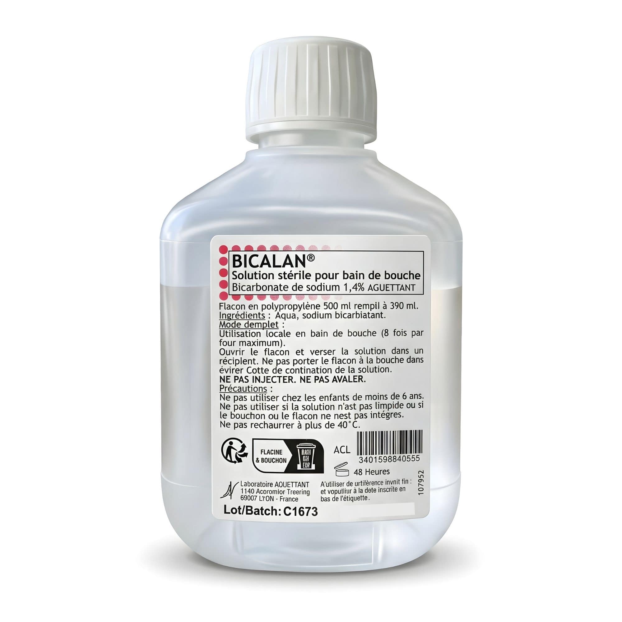 Bicalan — Bain de bouche stérile sans alcool (390 ml) — 1 / 1