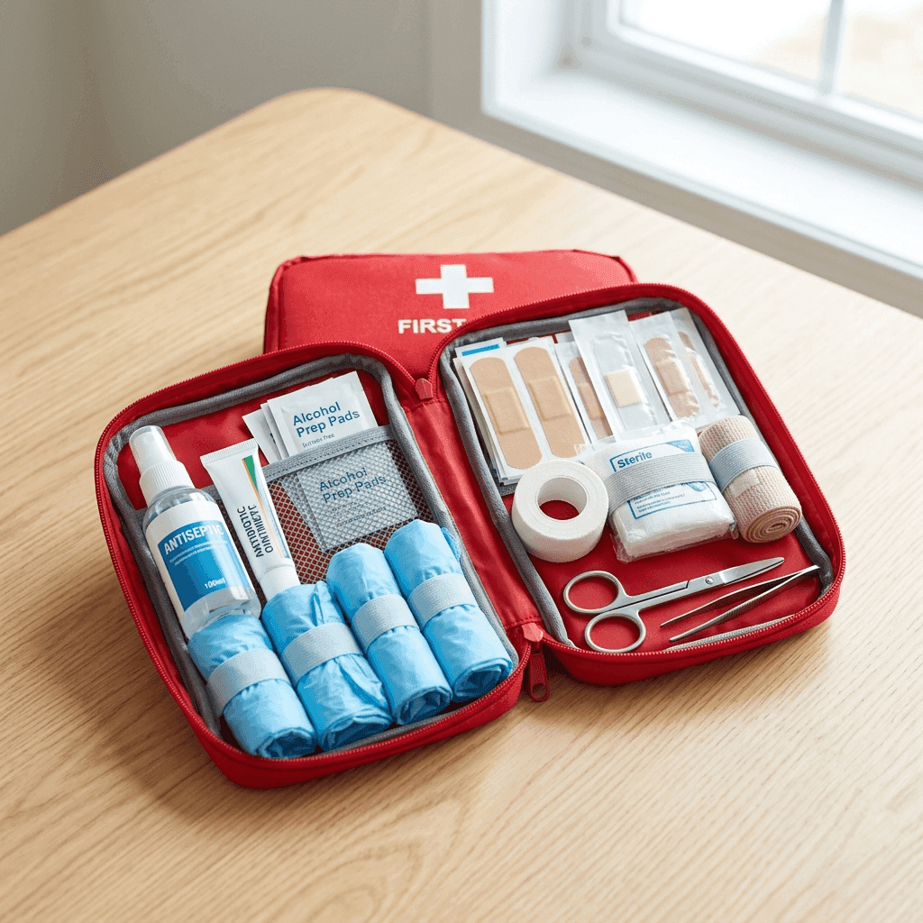 Les essentiels d'une trousse de premiers secours