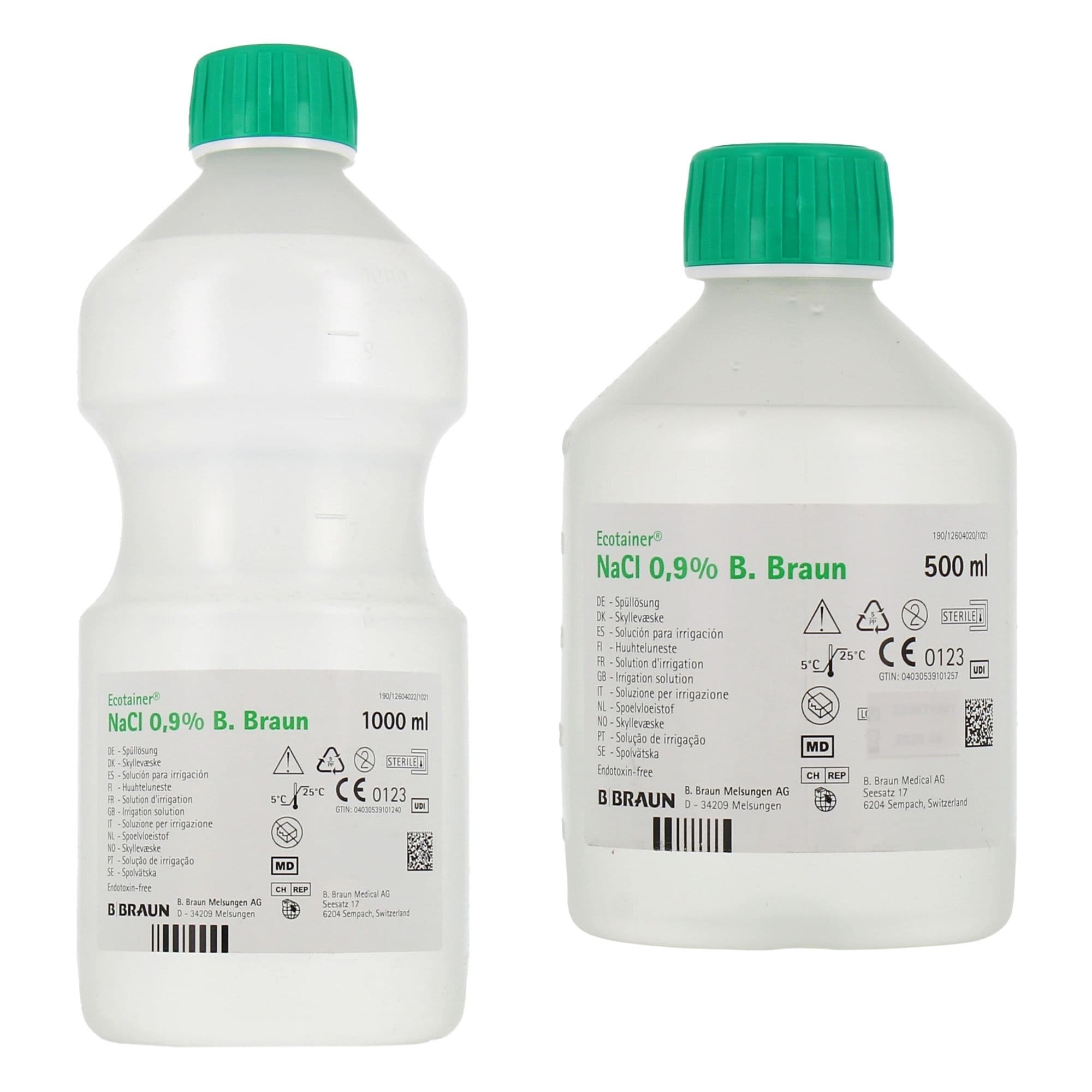 B Braun Soluzione fisiologica — Soluzione di NaCl 0,9% isotonica e sterile