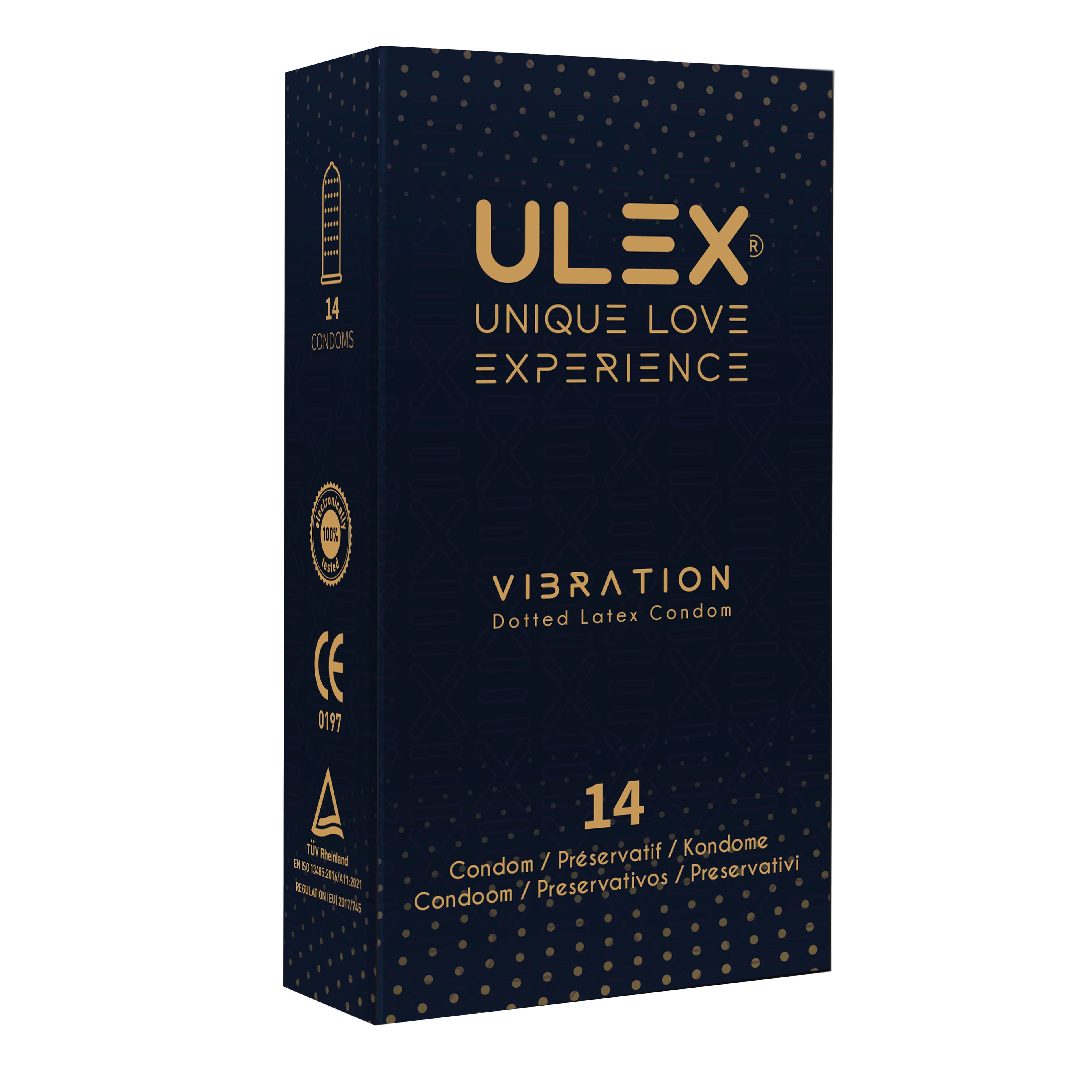 Preservativos ULEX Vibration Punteados