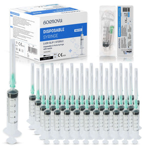 BORNOVA - Disposable Medical Syringes with Needle - BORNOVA
